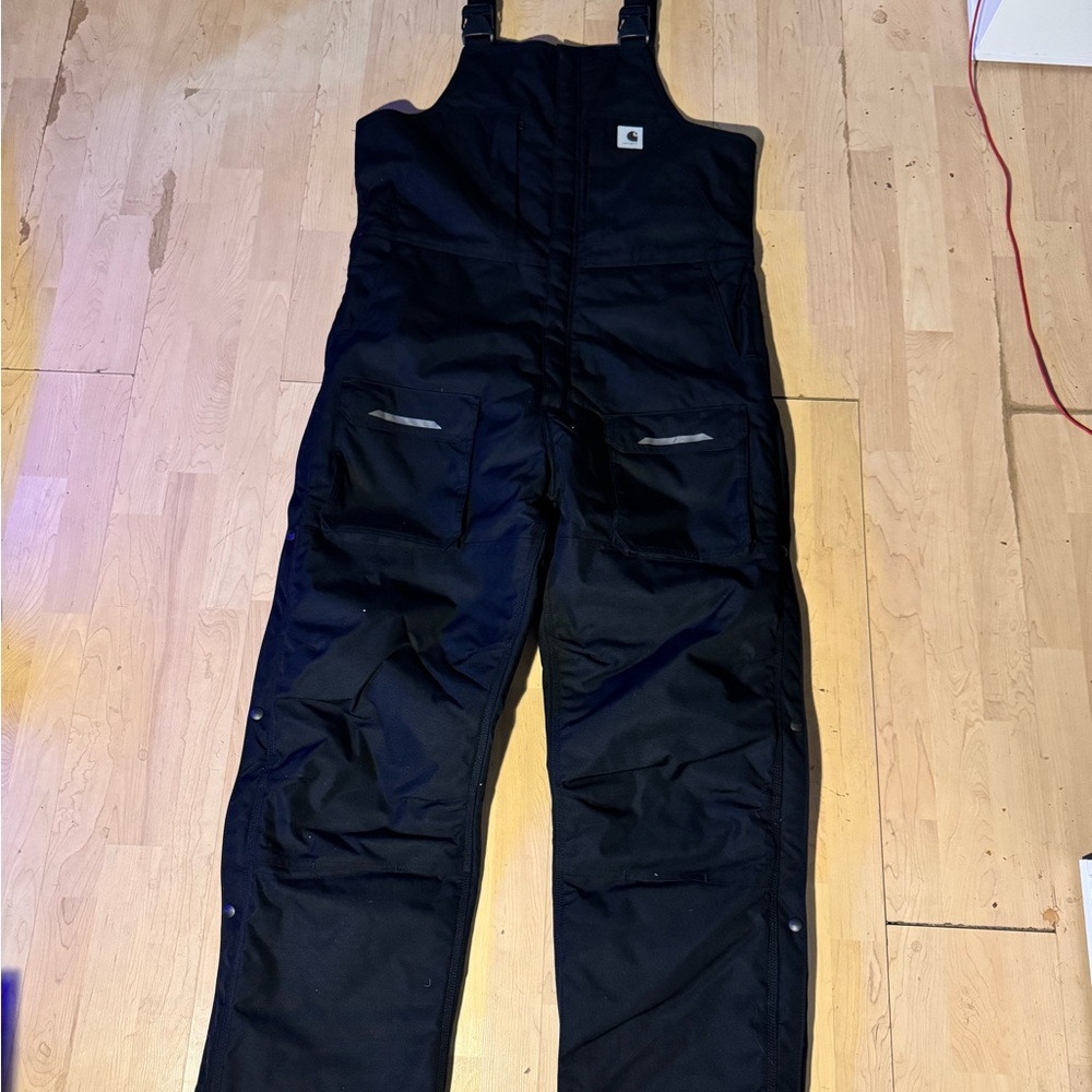 Carhartt Yukon Extremes Black Overalls (L)